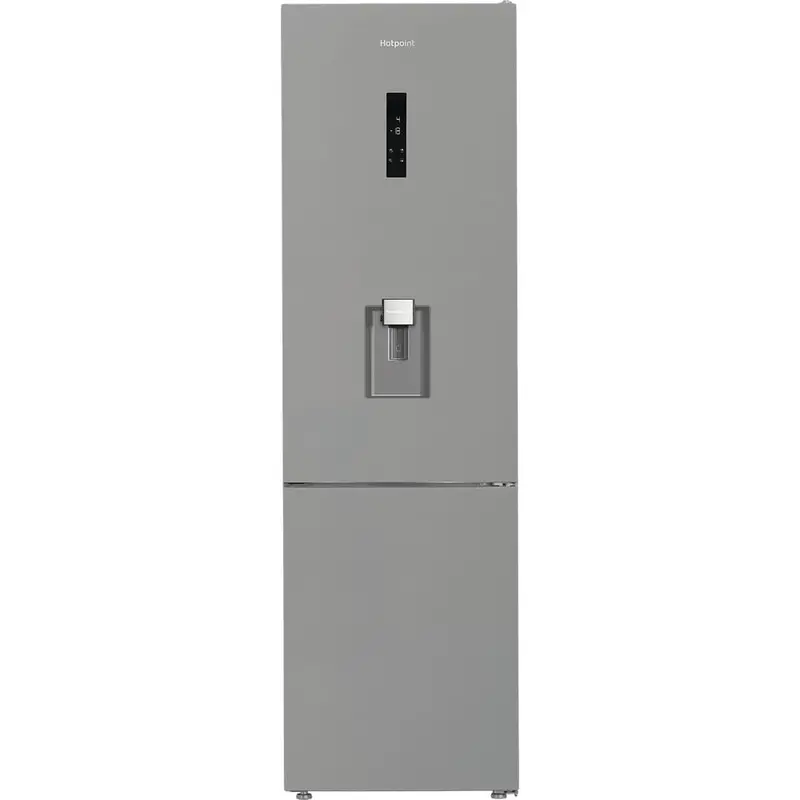 Hotpoint Hpk26403Wxp5Uk 70/30 Freestanding Dual No Frost Fridge Freezer – Even Flow, Brushed Steel 1