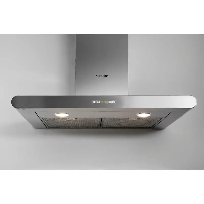Hotpoint Phc77Flbix 70Cm Chimney Cooker Hood With Led Lighting 1