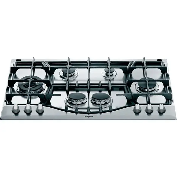Hotpoint Phc961Tsixh Stainless Steel Gas Hob With Precision Flame Control 1
