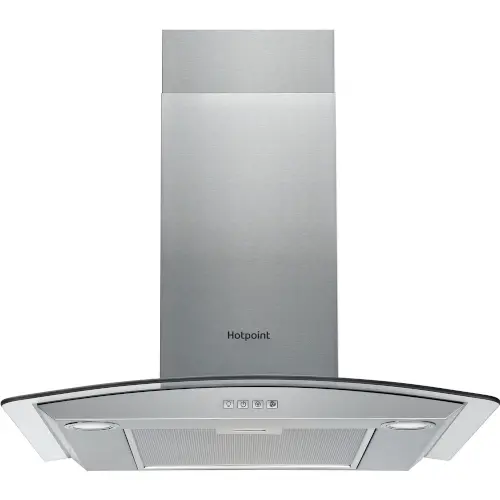 Hotpoint Phgc64Flmx 60Cm Stainless Steel Chimney Cooker Hood 1