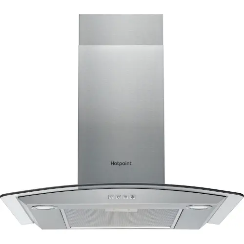 Hotpoint Phgc74Flmx 70Cm Stainless Steel Chimney Cooker Hood 1