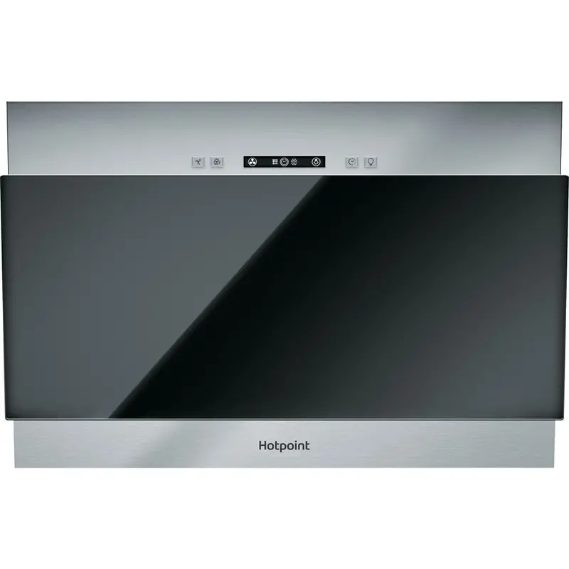 Hotpoint Phvp64Falk 60Cm Angled Stainless Steel Cooker Hood 1