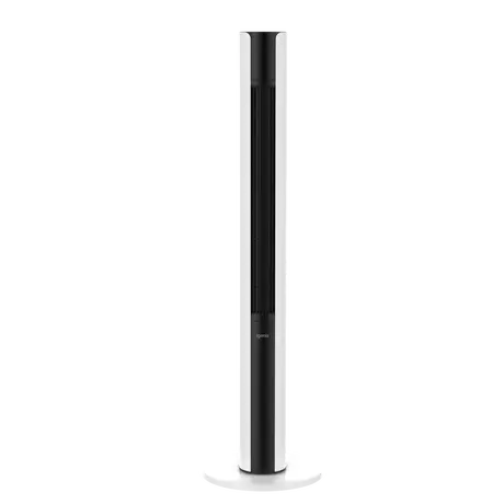Igenix Gfd6143W Digital Tower Fan – Quiet Oscillating Air Circulator, White 1