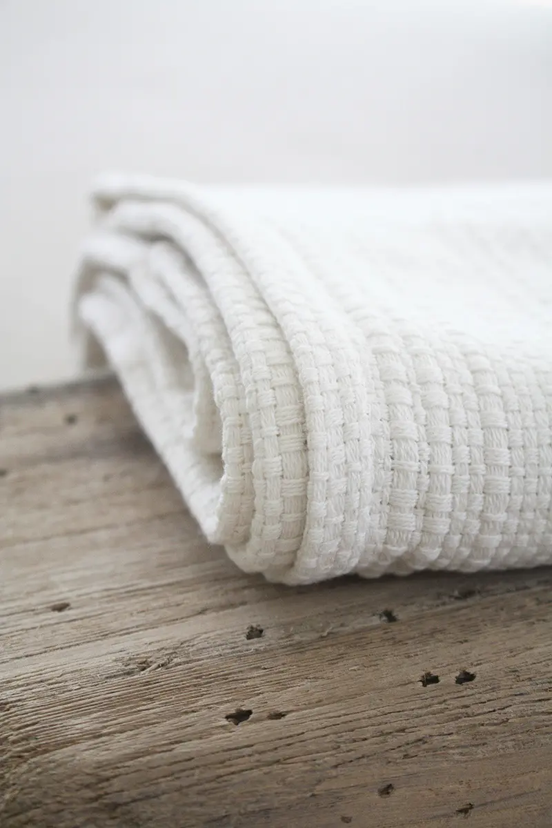 Ines Ivory Cotton Table Runner – 250Cm Linen-Like Finish 1