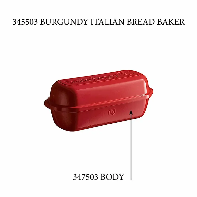 Italian Long Loaf Baker Replacement Body – Rustic Bread Mold 1
