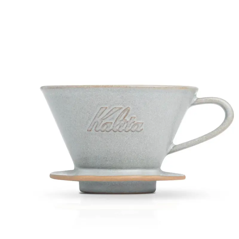 Kalita Mino Ceramic Pour-Over Dripper – 185 Size In Sand Gray 1