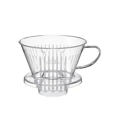 Kalita Wave 103 Coffee Dripper – Clear Plastic Construction 1