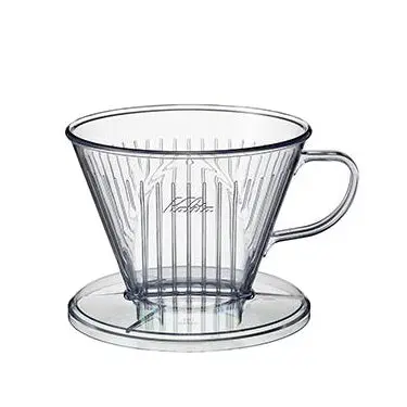 Kalita Wave 103 Wide-Brim Coffee Dripper – Transparent Plastic 1