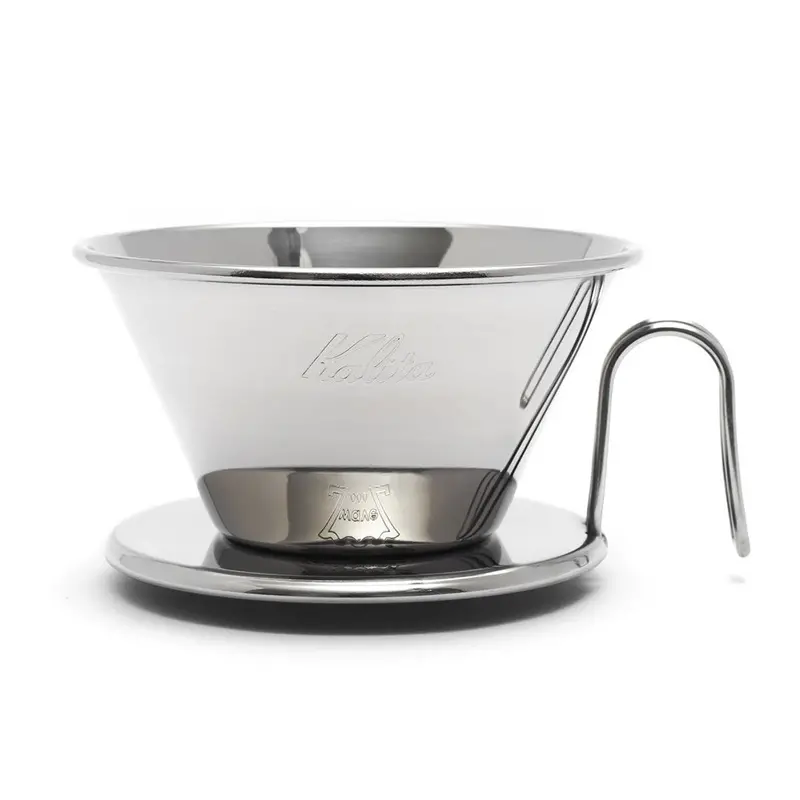 Kalita Wave Tsubame Stainless Steel Dripper – 185 Size 1