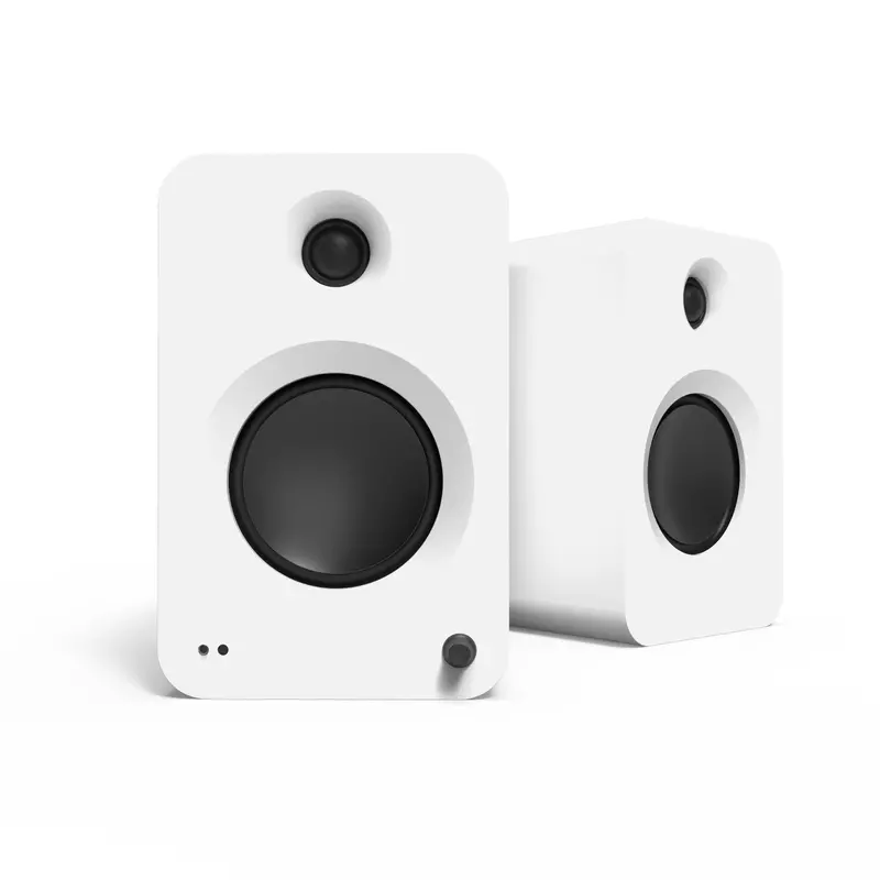 Kanto Ren 200W Powered Bookshelf Speakers – Hdmi Arc, Usb-C, Bluetooth 5.3 (Matte White) 1