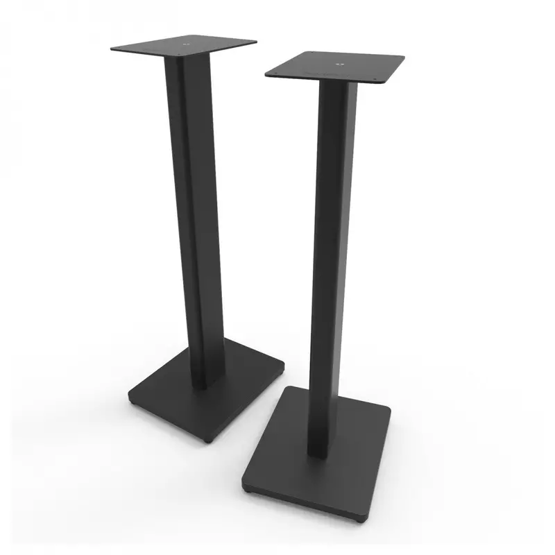 Kanto St28 Pair Of 28-Inch Speaker Stands With Mdf Base – Matte Black Finish 1
