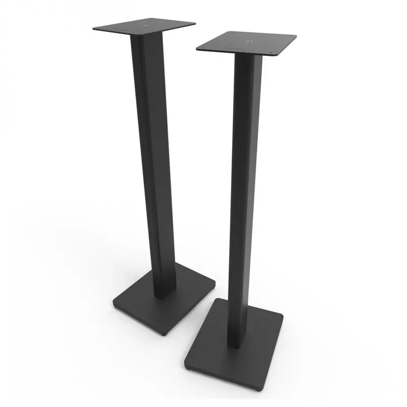 Kanto St34 Pair Of 34-Inch Speaker Stands With Mdf Base – Matte Black Finish 1
