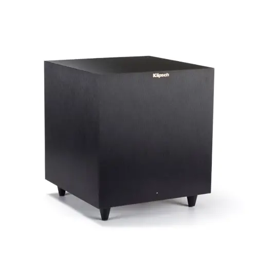 Klipsch R-8Sw Powered Subwoofer – Sleek Black Design 1