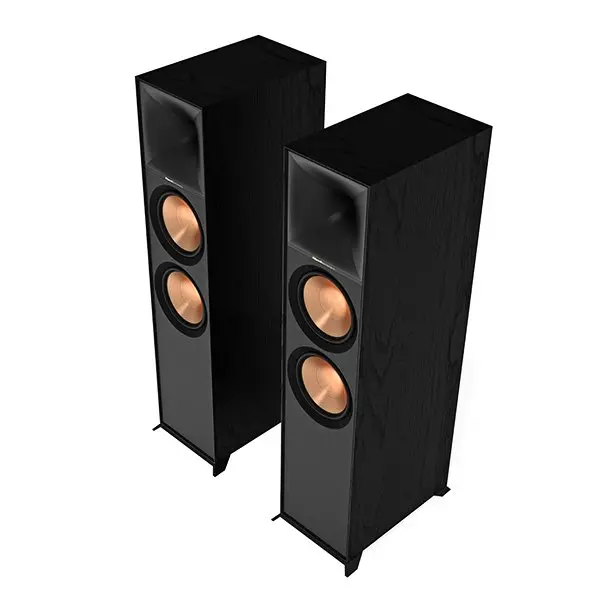 Klipsch Reference R-800F Floorstanding Speakers – Next-Gen Black Design 1