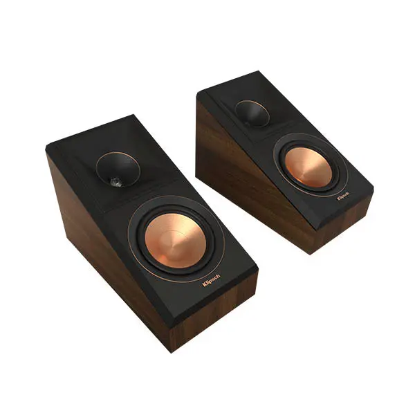 Klipsch Rp-500Sa Ii Walnut Dolby Atmos Enabled Height Speakers 1