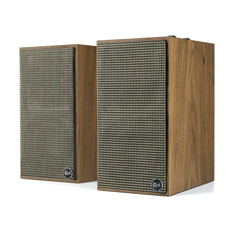 Klipsch The Fives Active Bookshelf Speaker System (Walnut Finish) 1