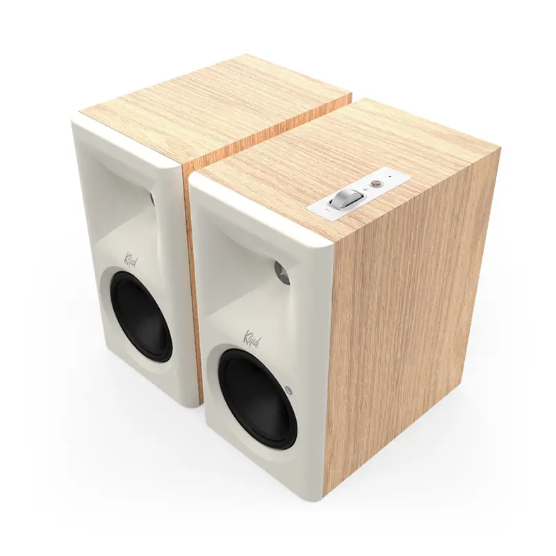 Klipsch The Fives Ii Active Bookshelf Speakers – Red Oak Veneer 1