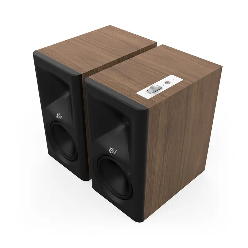 Klipsch The Fives Ii Active Bookshelf Speakers – Walnut Veneer 1