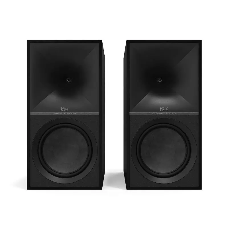 Klipsch The Nines Active Bookshelf Speakers – Matte Black Finish 1