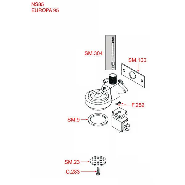 La San Marco Solenoid-Controlled Group Head Rebuild Kit 1