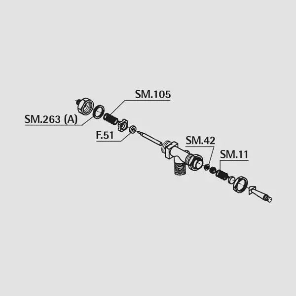 La San Marco Steam And Water Valve Rebuild Kit 1