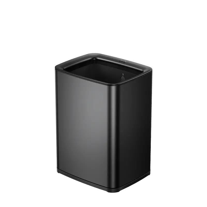 Laguna 10L (2.6 Gal) Open-Top Trash Can With Removable Inner Basket – Matte Black 1