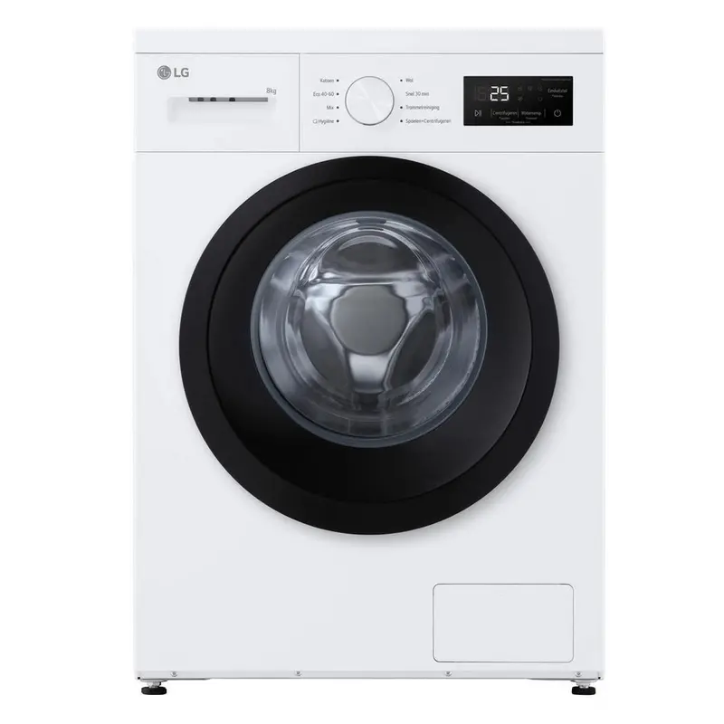 Lg 8Kg Front Load Washing Machine With 1400 Rpm Spin – Energy Efficient A-Rated Model In White 1