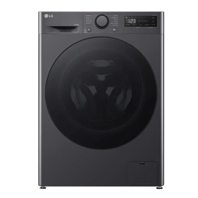 Lg Fwy706Gbtn1 10+6Kg Freestanding Washer Dryer – 1400 Rpm Spin, Slate Grey 1