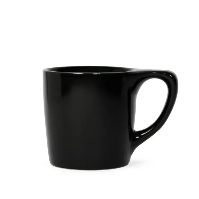 Lino Diner 10Oz Ceramic Coffee Mug – Matte Black 1