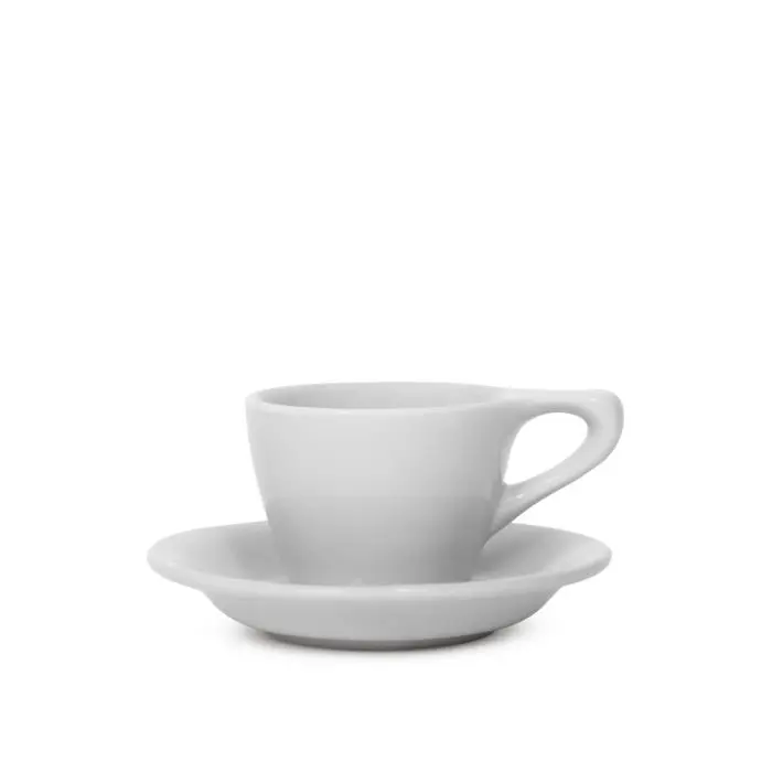 Lino Espresso Set – 3Oz Gray Cup & Saucer (89Ml) 1