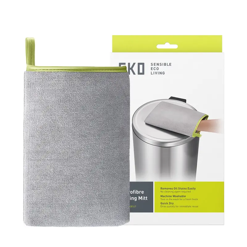 Lint-Free Microfiber Cleaning Mitt For Stainless Steel Surfaces 1