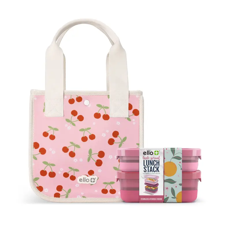 Lunch Tote + Bento Stack Combo Kit 1