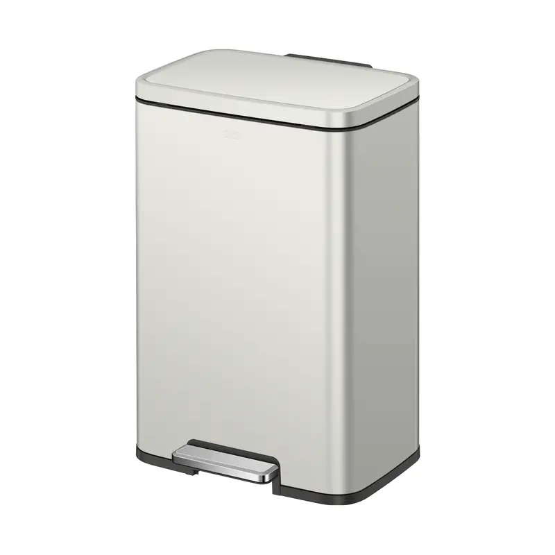 Madison Matte Grey 50L Stainless Steel Step-Activated Waste Bin 1
