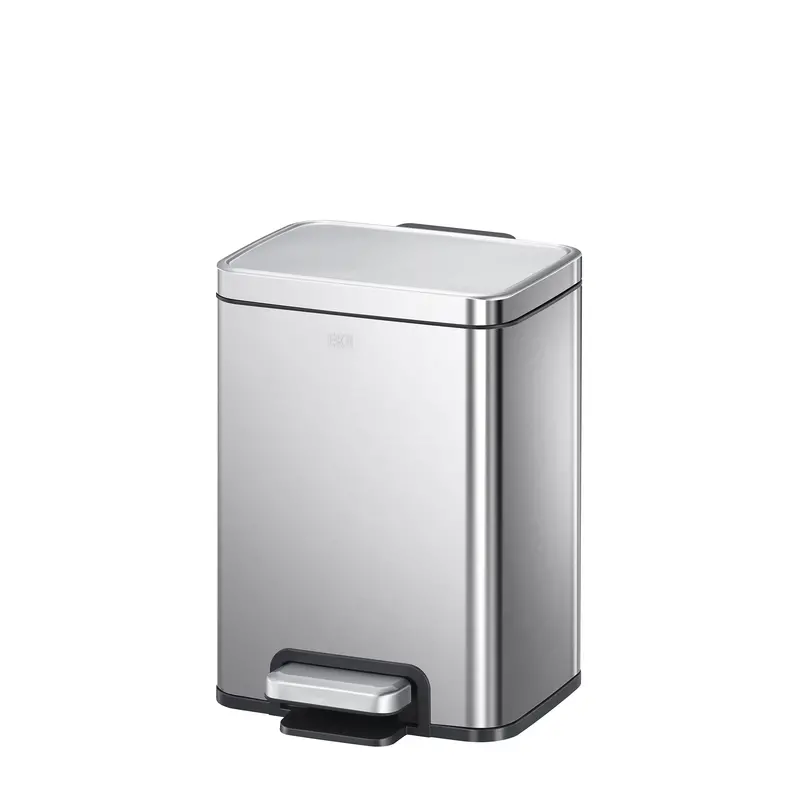 Madison Stainless Steel Step Trash Can With Liner – 6L (1.6 Gal) 1