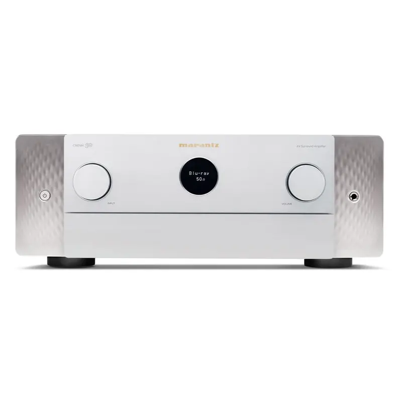 Marantz Cinema 50 Flagship 9.4-Channel Av Receiver – 110W Per Channel, 8K Video, 6 Hdmi Inputs – Silver & Gold Accents 1