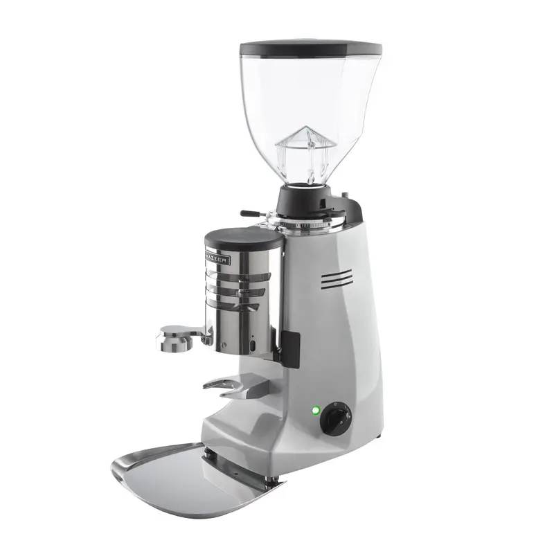 Mazzer Major V Manual Doser Espresso Grinder – Commercial-Grade Silver Finish 1