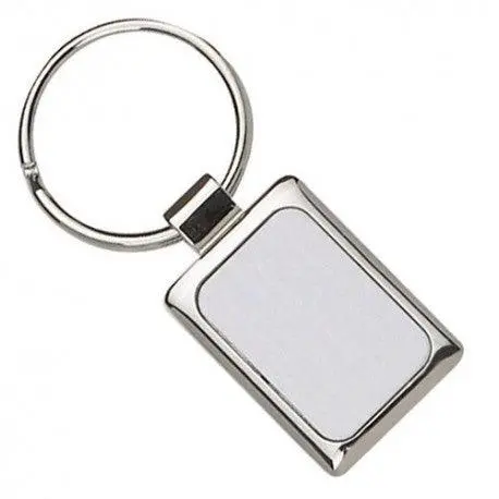 Metal Keychain With Aluminum Blank Plate 1