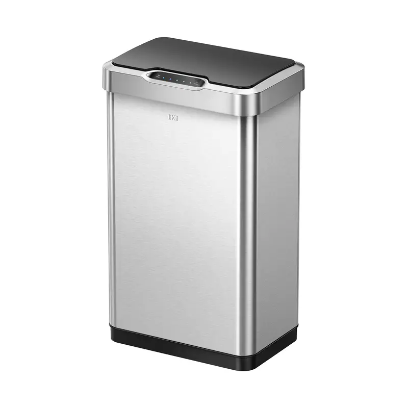 Mirage-T Touchless Kitchen Bin – 50L Stainless Steel Motion-Activated Can 1