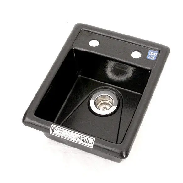 Moli Mini Abs Single-Compartment Espresso Cart Handwash Sink – Nsf Certified 1