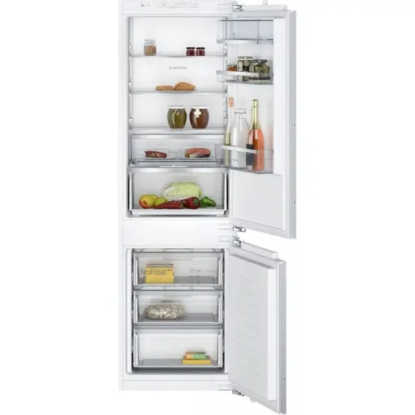 Neff Ki7862Fe0G N50 Built-In Fridge-Freezer – Bottom Freezer Layout, 177.2 Cm Height, Flat Hinge 1