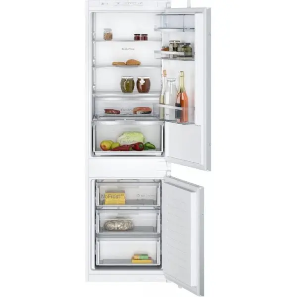 Neff N50 Built-In Fridge Freezer – Ki7862Se0G (Bottom Freezer, Sliding Hinge, 177.2 × 54.1 Cm) 1
