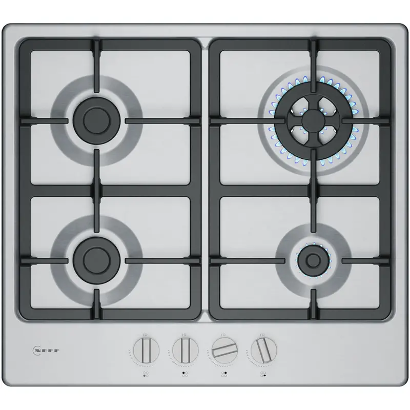 Neff T26Gkh8N0 N50 60Cm Stainless Steel Gas Cooktop 1