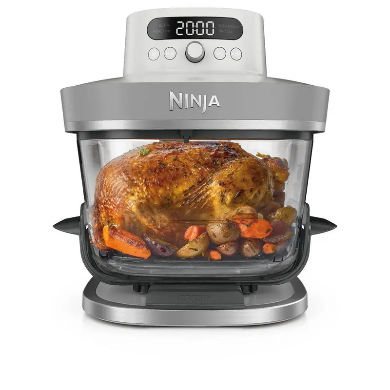 Ninja Crispi Pro As090Ukwh Air Fryer – 5-In-1, Xl Glass Basket, White 1