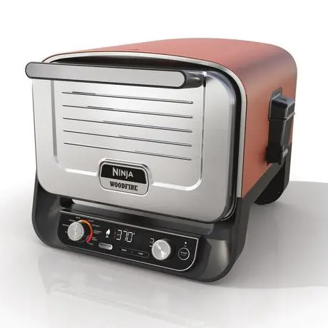 Ninja Oo101Uk Woodfire Electric Outdoor Oven – Pizza Maker & Bbq Smoker In Terracotta 1