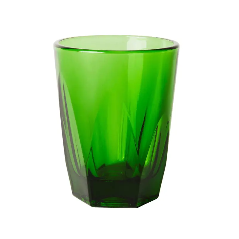 Notneutral Vero 12 Oz Latte Glass – Emerald Green 1