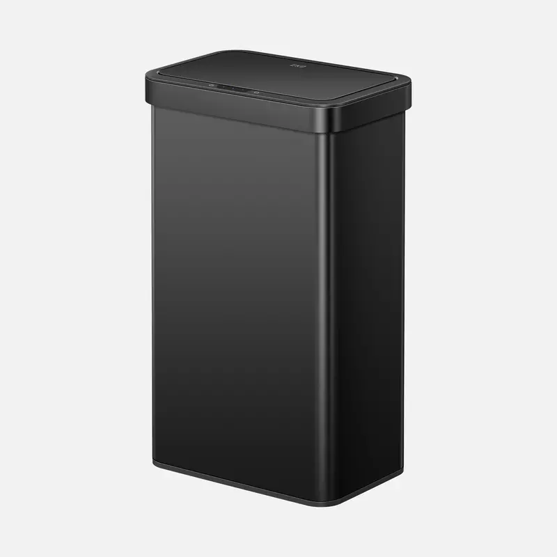 Nova 80L Black Stainless Steel Touchless Motion Sensor Trash Can 1