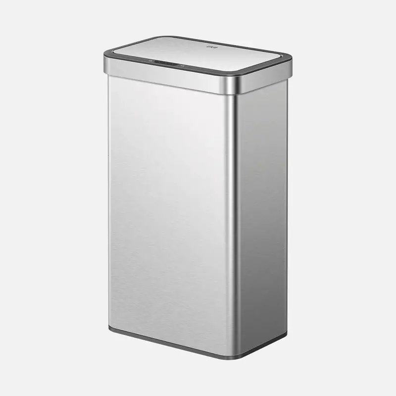 Nova 80L Stainless Steel Motion-Activated Trash Can – Sleek Design 1