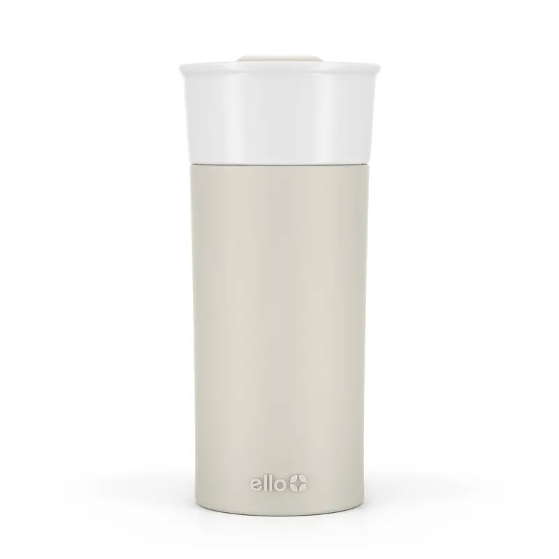 Ogden 16 Oz Ceramic Travel Mug – Minimalist Glazed Design 1