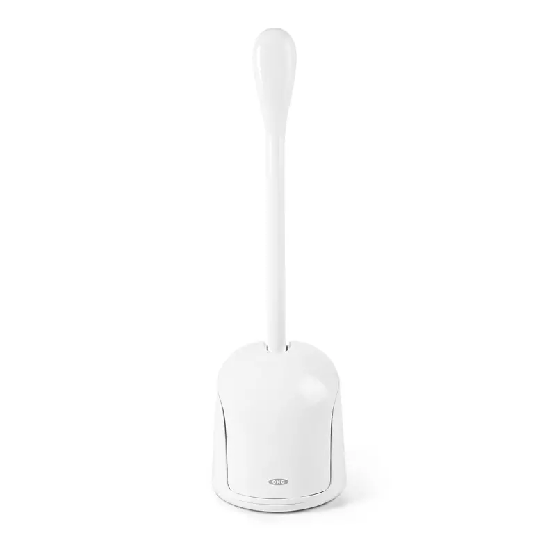 Oxo Good Grips Toilet Brush & Self-Storing Canister – White 1