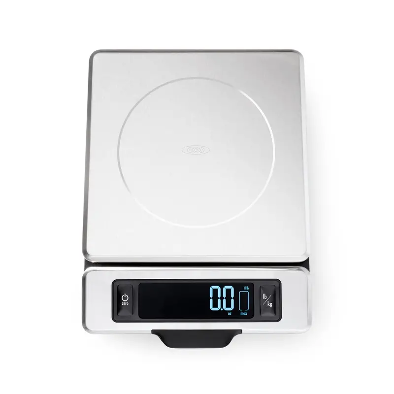 Oxo Stainless Steel Digital Food Scale – 11-Pound Capacity With Precision Display 1